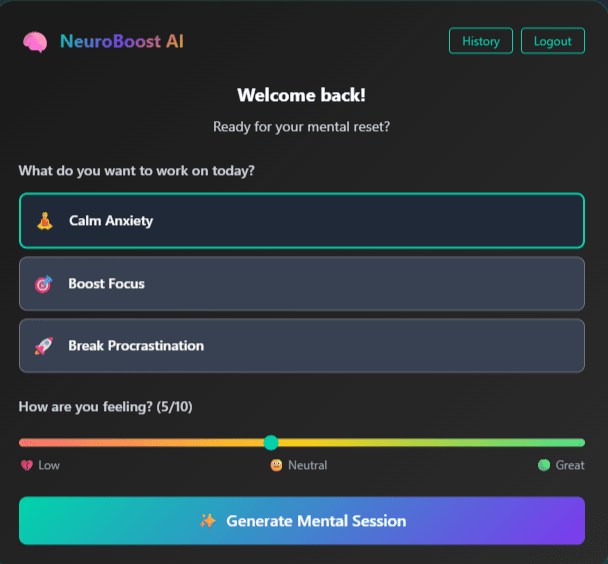 NeuroBoost AI